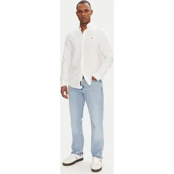 Pánská košile Tommy Jeans Košile DM0DM21298 Bílá Regular Fit XXL