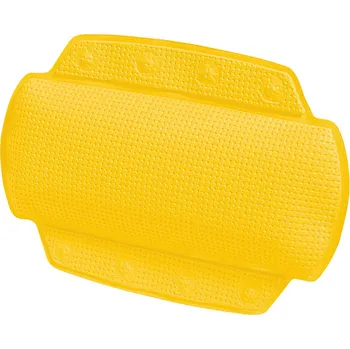 Spirella polštář do vany ALASKA, žlutá, PVC, 32 x 23 cm