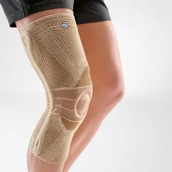 Bauerfeind GenuTrain P3 - kolenní bandáž, barva: béžová, strana: levá, velikost: 1
