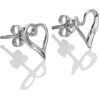 Náušnice Stříbrné náušnice Hot Diamonds Heart DE846