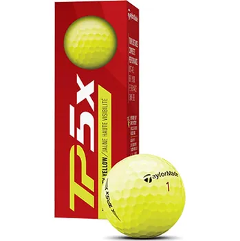 Golfový míček TaylorMade TP5x 2021 (3pcs), Yellow
