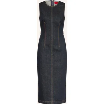Dámské šaty Hugo Dámské Džínové Šaty Gamelia, tmavě modrá, 38