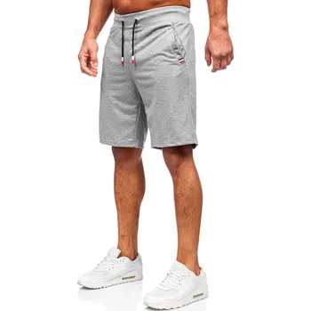 Pánská móda Šedé pánské teplákové kraťasy Bolf 8K1502 - 2XL