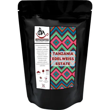 BotaCoffee Tanzania Edelweiss Estate 2025 Velikost balení: 250 g, Zrnkovou nebo mletou?: Zrnková káva Pre-fermented Fully Washed AA+/AB+