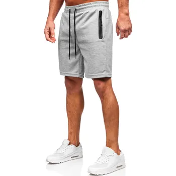 Pánská móda Šedé pánské teplákové kraťasy Bolf 17K533 - 2XL
