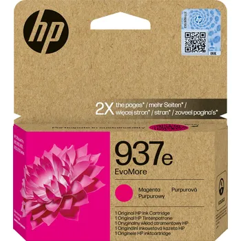 Tiskárna HP 937e EvoMore Magenta Original Ink Cartridge (1,650 pages)