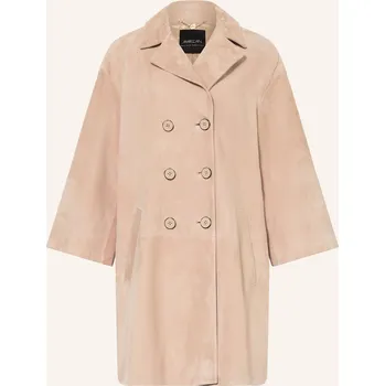 Dámský kabát Marc Cain Dámský Kožený Kabát, 619 warm taupe new, 38