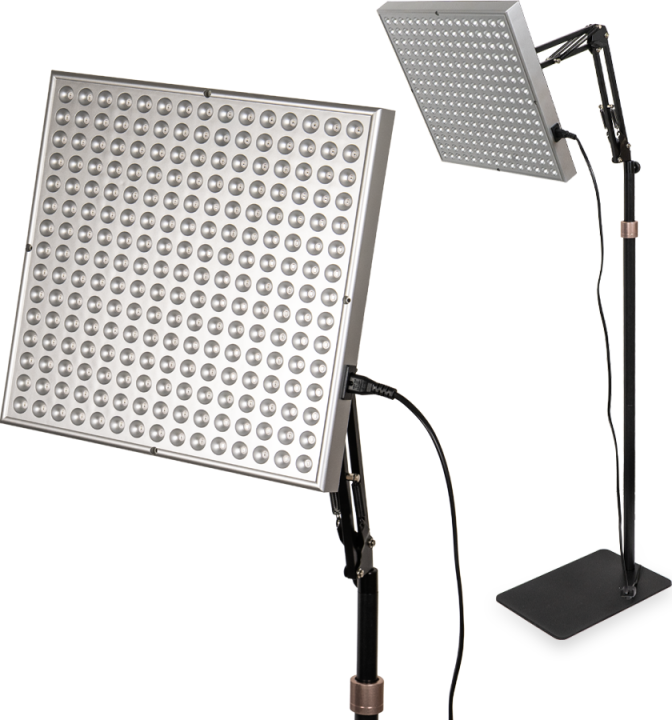 Nastavitelná lampa s infračerveným světelným panelem