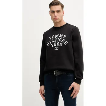Pánská mikina Mikina Tommy Hilfiger MW0MW41426 černá 99X, vel. S