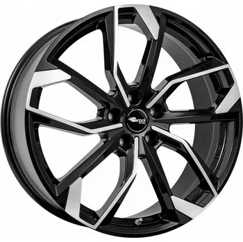 Alu kolo Alu kola RC-DESIGN rc34 schwarz front-poliert 6,5x18" 5x114,3 ET32 66,1