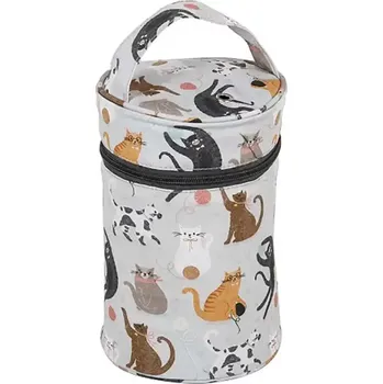 Organizér galanterie Vak na klubíčka s otvorem - Kočky (Wool Holder Cats)