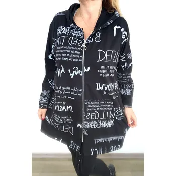 Dámská mikina Made in Italy Dámská mikina GIORNALE UNI, barva černá