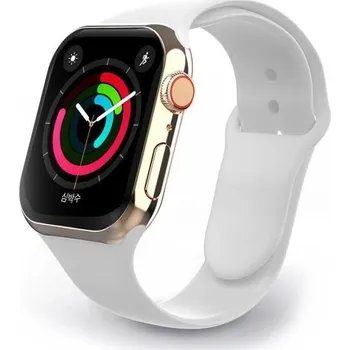 Řemínek na hodinky Swissten řemínek pro apple watch silikonový 42 / 44 / 45 / 49 mm bílý