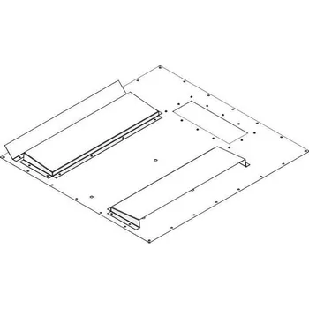 Elektroinstalační materiál Triton Redukce pro montáž klimatizace X1, X2 800x1000,1200 na šířku rozv. II. RAL7035