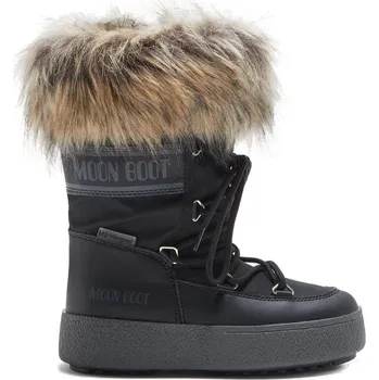 Dívčí obuv Zimní obuv dětská MOON BOOT JTRACK MONACO LOW WP, 001 black - 31