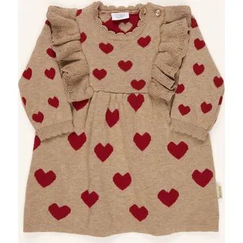 Dámské šaty Hust And Claire Pletené Šaty Hckristel pro miminko, velbloudí...