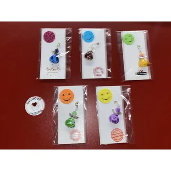 HandMade by VeJa Dárková karta BP - smajlík s velkým srdcem andílka