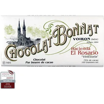 Čokoláda Bonnat čokoláda Hacienda El Rosario (Venezuela) 75% 100g