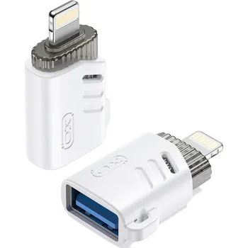 Datový kabel XO NB256A adaptér OTG USB (F) / Apple Lightning (M)