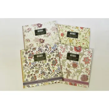 Zápisník Designová záznamní kniha Fresh, ohebné desky, 200x200mm, 80listů, čtvereček - mix motivů 2