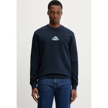 Pánská mikina Bavlněná mikina Tommy Jeans pánská, tmavomodrá barva, DM0DM22418 59X, vel. S