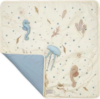 Hrací deka Světle žlutá dětská hrací podložka 80x80 cm Sea Garden – Cam Cam Copenhagen ID_1822796