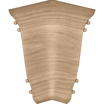 Podlahová lišta SALAG Vnitřní roh NGOW15 Černá hladká