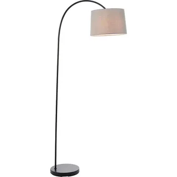 Lampička Endon 78163 - Stojací lampa CARLSON 1xE27/60W/230V šedá/černá