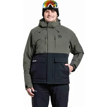 Pánská zimní bunda na lyže/snowboard Meatfly Vertigo jacket 25/26 Olive Dark/Black XXL