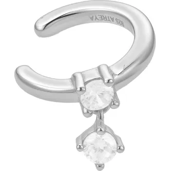 Piercing Atreya Atreya Stříbrná záušnice Solitaire Drop Ear Cuff - Prémiová edice Množství: 1 samostatný kus