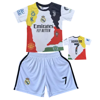 Numberoplus Premium Dětský fotbalový dres Komplet - Cristiano Ronaldo CR7 Velikost: 9-let.(vel.128)