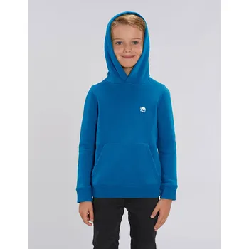 Chlapecká mikina Never Enough Dětská mikina s kapucí Master Classic Modrá Velikost: 7-8Y