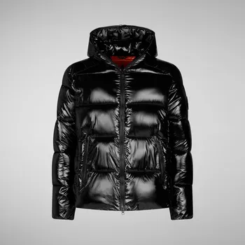 Pánská Zimní prošívaná bunda SAVE THE DUCK EDGARD D31280M-LUCK17-10000 – Černá L