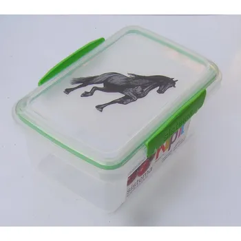 Dóza na potraviny Svačinový box Sistema - fríský kůň (objem 1 litr)