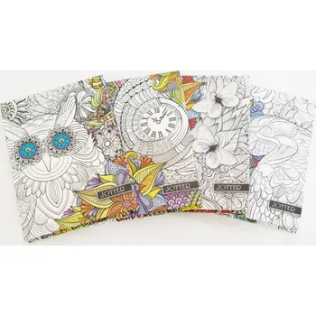 Zápisník Designová záznamní kniha Fresh, tvrdé desky, formát A5, 160listů, čtvereček - mix motivů 1