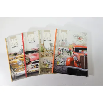 Designová záznamní kniha Fresh, ohebné desky, formát A5, 80listů, čtvereček - mix motivů 7