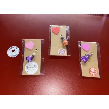 HandMade by VeJa Dárková karta HP - srdce s velkým srdcem andílka