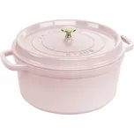 Litinový hrnec STAUB Cocotte 28 cm 6,7l růžová