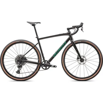Silniční kolo Gravel kolo Specialized Diverge Comp E5 2025 Velikost kola: 56, Barva kola: Gloss Metallic Obsidian / Metallic Pine Green., Modelový rok: 2025 Gloss Metallic Obsidian / Metallic Pine Green