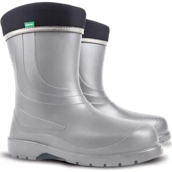 Dámské holínky Gumáky holínky Demar Laura C stříbrné se zateplením, ultralehké velikost: 36