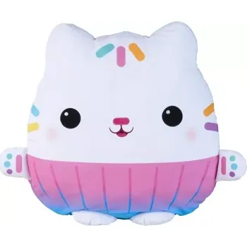 plyšák Simba Toys Gabby's Dollhouse měkký velký polštář 50 cm Cakey Cat