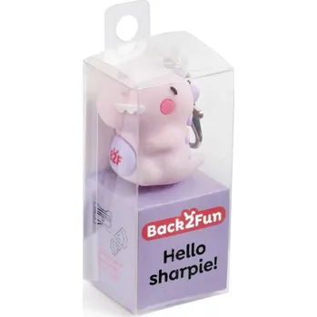 Klíčenka s ořezávátkem Dinos, růžový