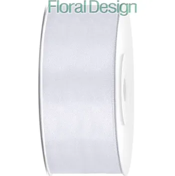 Stuha Stuha satén 25mm x 25m bílá