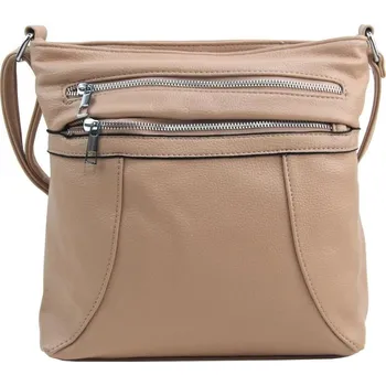 Kabelka NEW BERRY Dámská crossbody kabelka HB-137 latté béžovo-hnědá