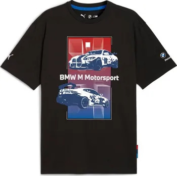Pánské tričko Pánské tričko s krátkým rukávem Puma BMW MMS BLOCK TEE 632597-01 - XL | UK 5,5 | US 6,5