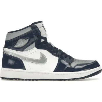 Pánská móda Jordan 1 Retro High Golf Patent Midnight Navy Velikost: 45 DQ0660-100