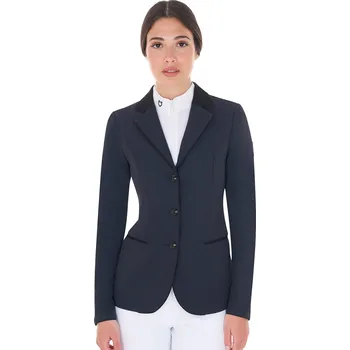 Jezdecké sako EQUESTRO Sako závodní Elegance Equestro, dámské, navy blazer L