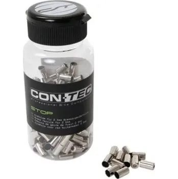 Lanko pro jízdní kolo bovdeny a lanka CONTEC Cable Cover Stop Box 200 PCS black