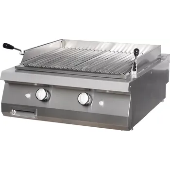 Kuchyňský gril Maxima Gril na lávový kámen Premium - plynový - dvojitá jednotka - hloubka 90 cm | 09398596