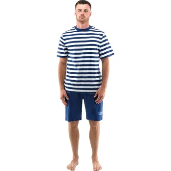 Pánské pyžamo Gina 79142P pánské pyžamo lékořice bílá Vel. M